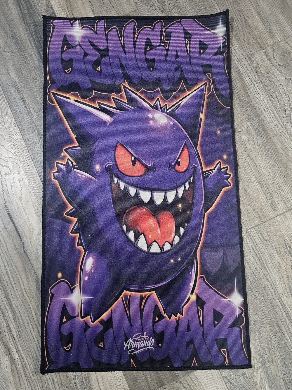 Gengar RUG- Purple Gengar Design